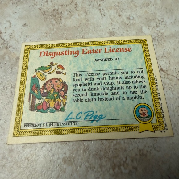 Garbage Pail Kids Lizard Liz Card - Picture 2 of 2